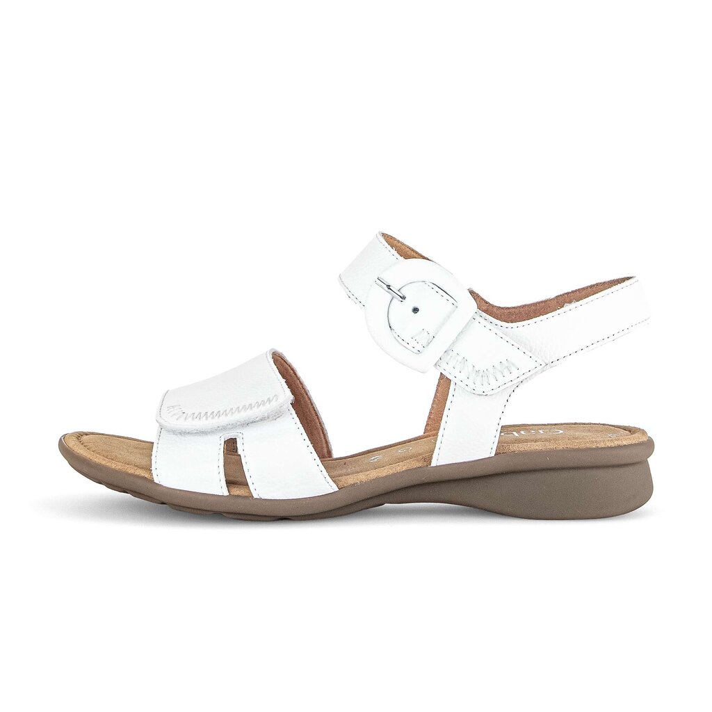 Sandal met riempjes wit