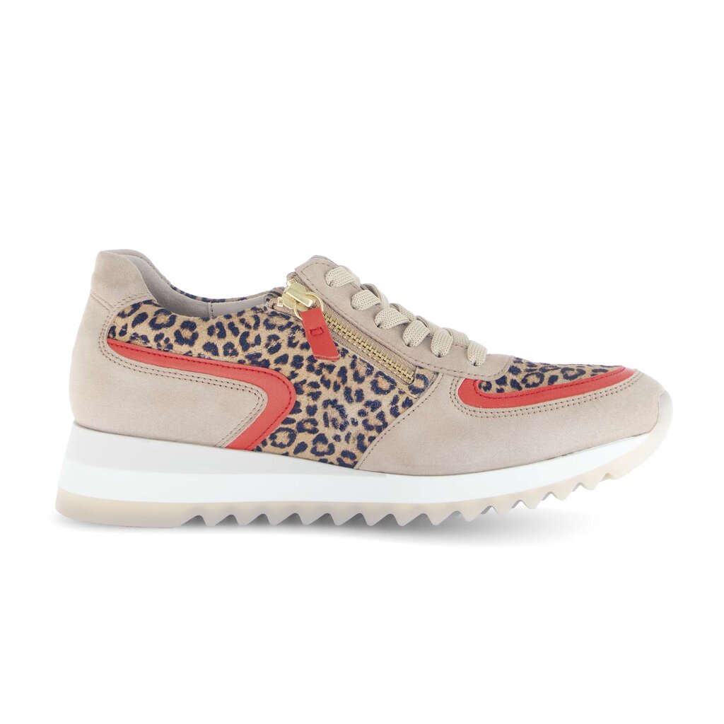 Lage sneaker beige