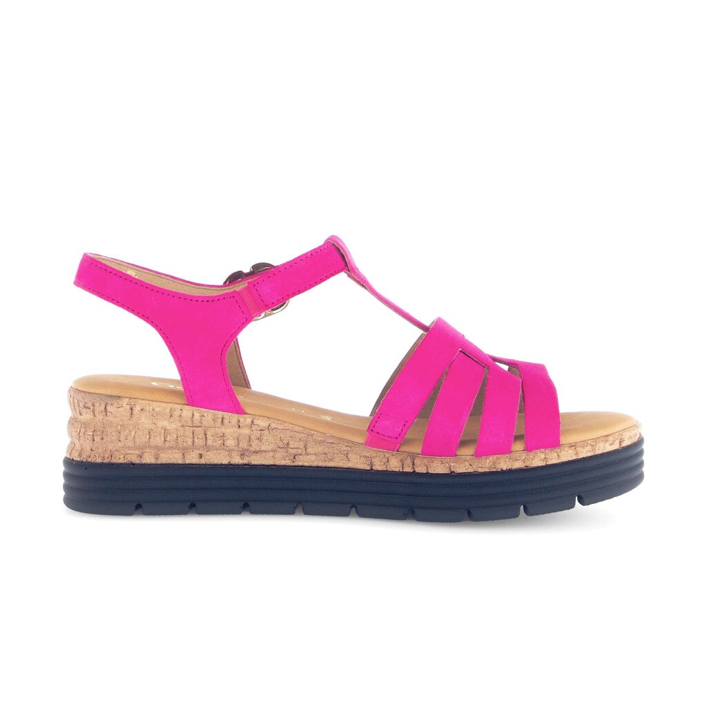 Sandal met riempjes roze