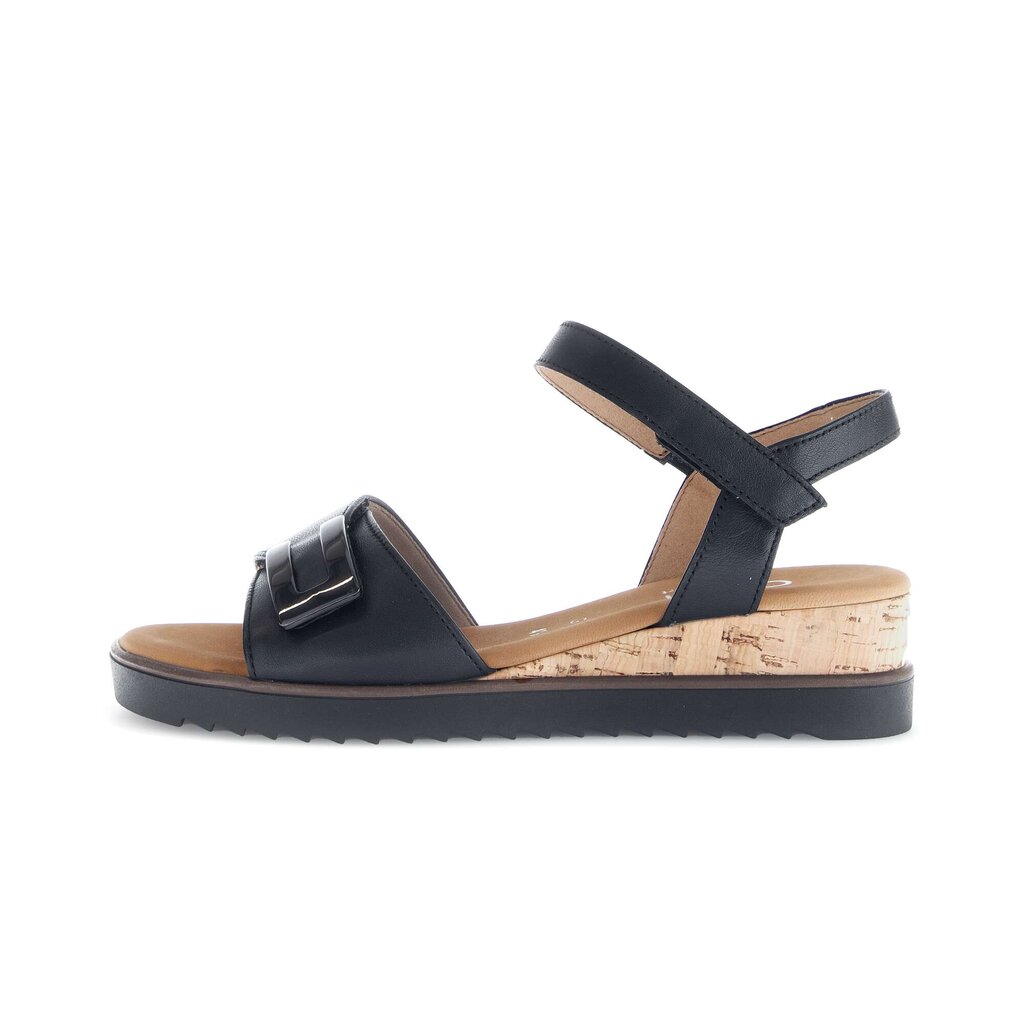 Sandal met riempjes zwart