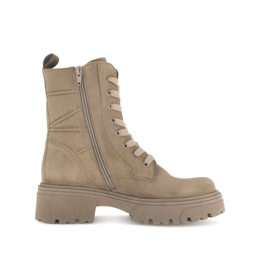 Enkellaarsjes met veter bruin