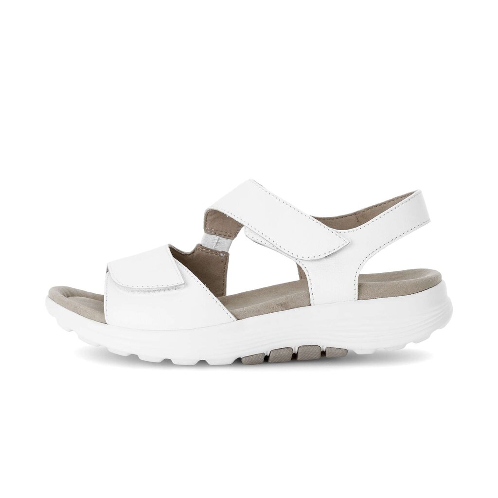 Sandal met riempjes wit