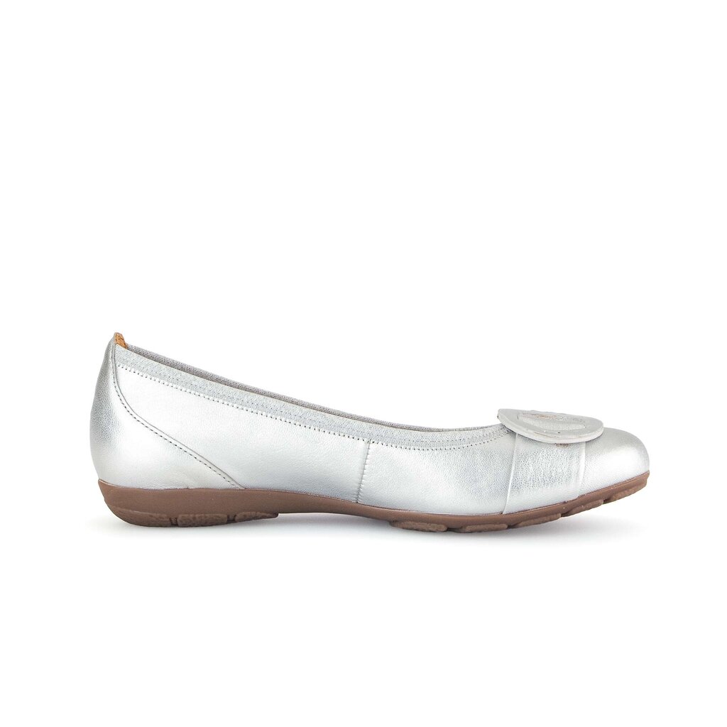 Sportieve ballerina zilver