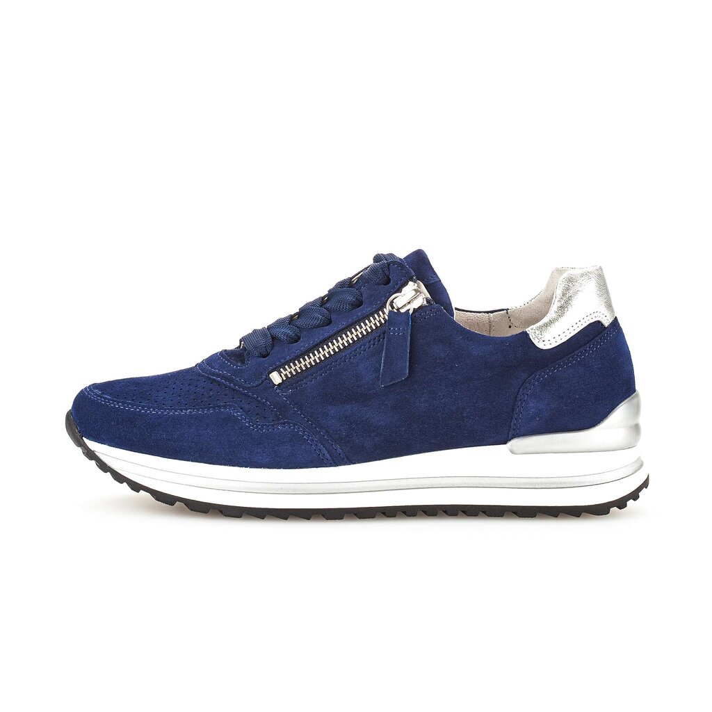 Lage sneaker blauw