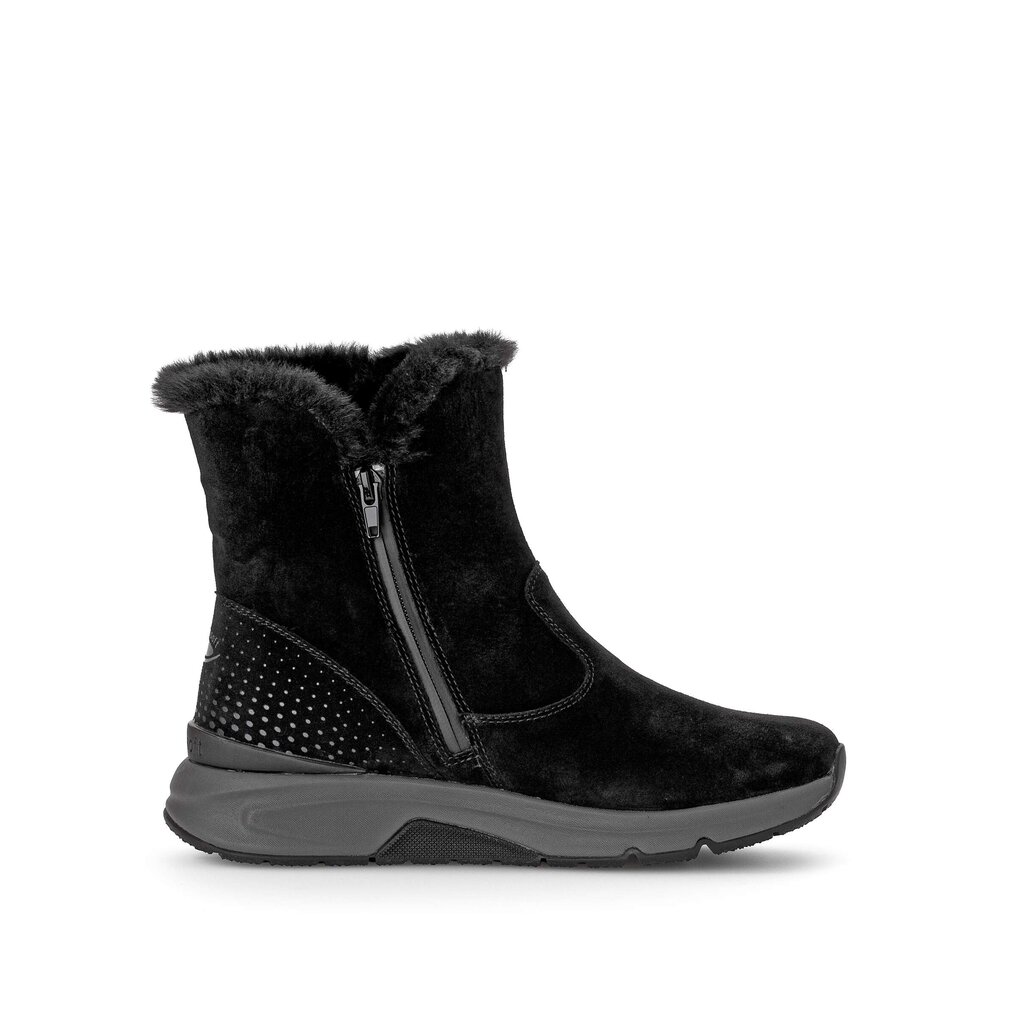 Winter enkellaarsje zwart