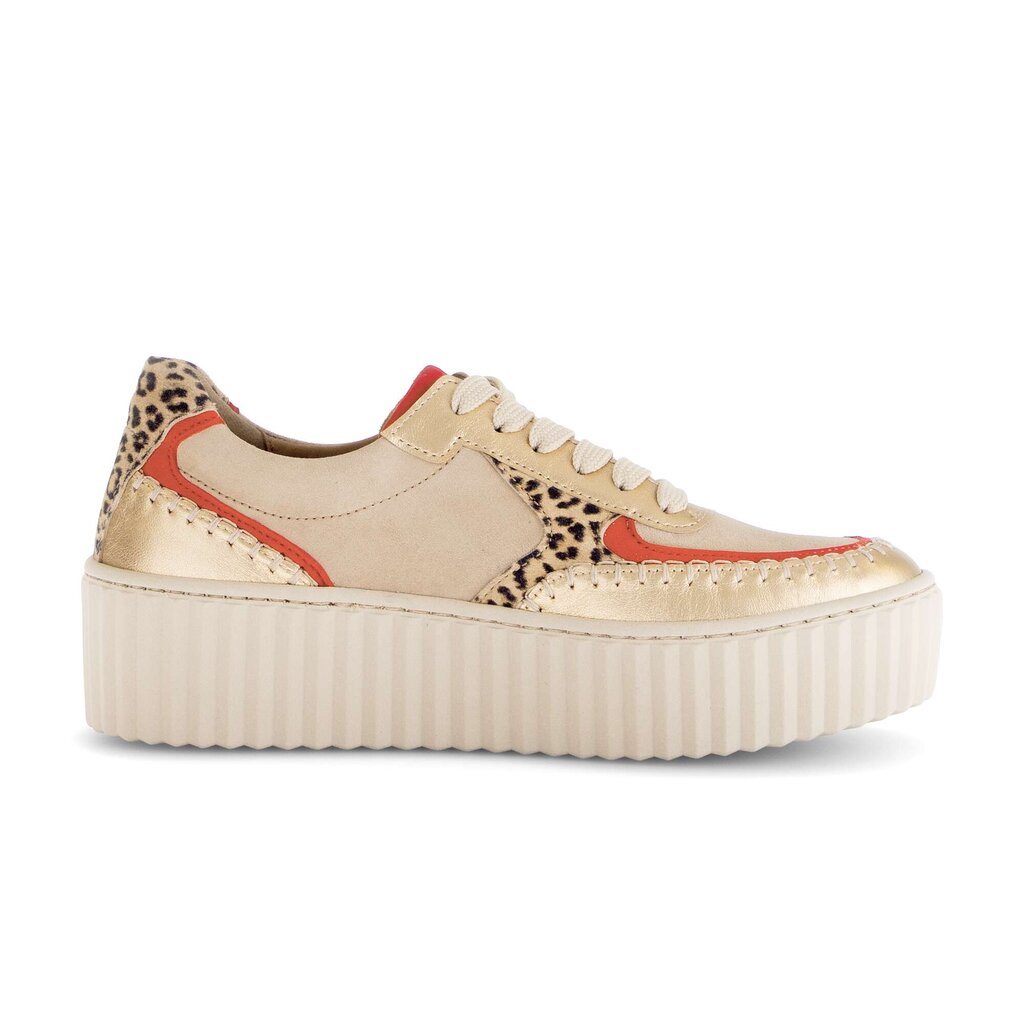 Lage sneaker beige