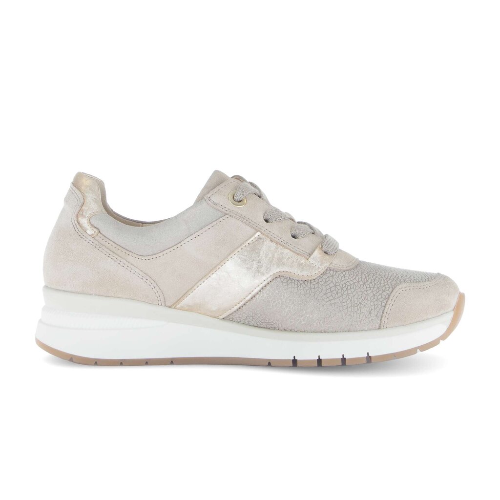 Lage sneaker beige