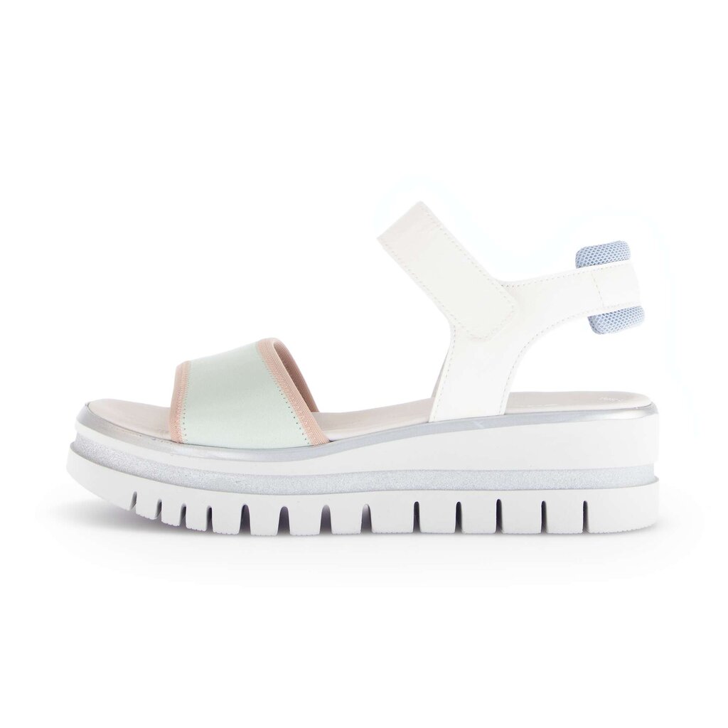 Sandale met plateauzool multicolour