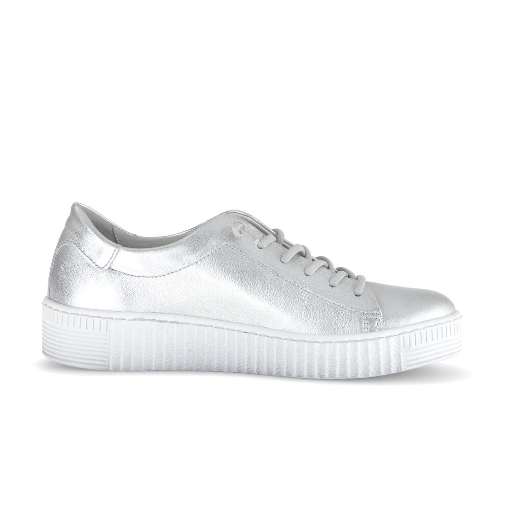 Lage sneaker zilver