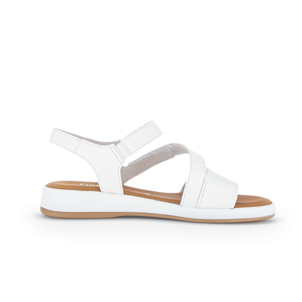 Sandal met riempjes wit