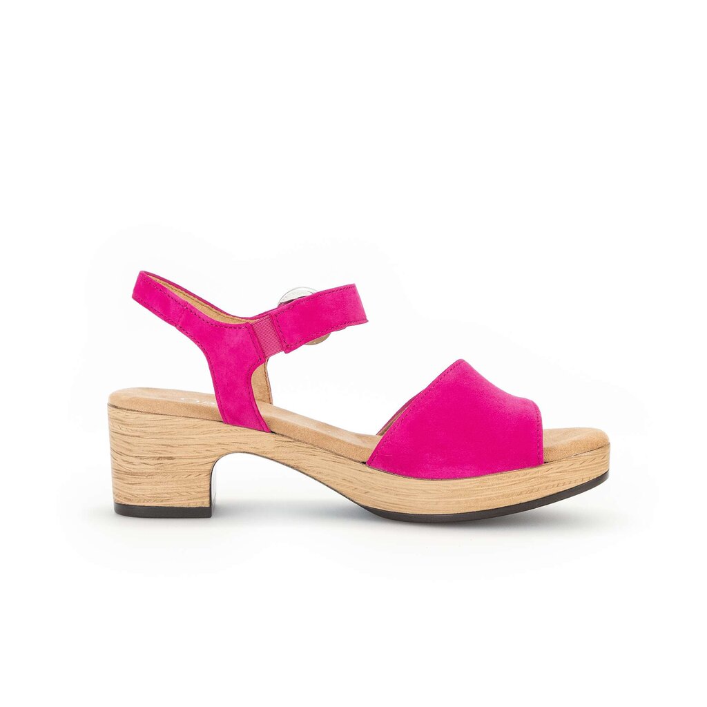 Sandale met plateauzool roze