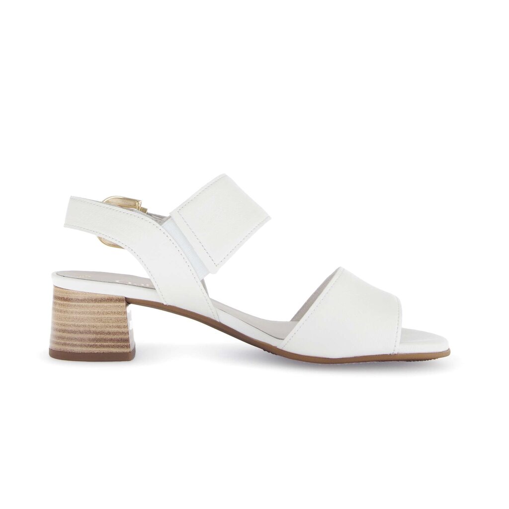 Sandal met riempjes wit