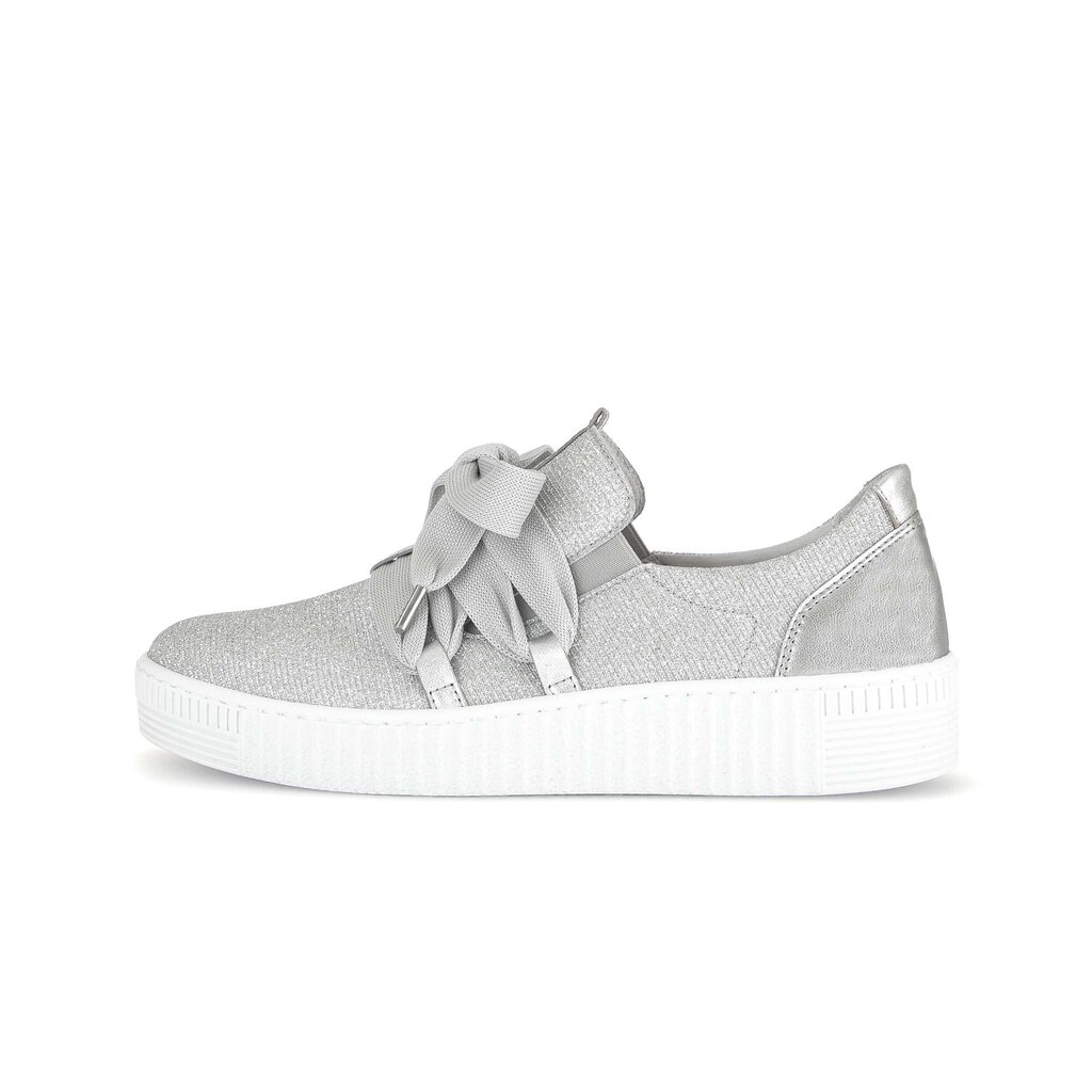 Lage sneaker zilver