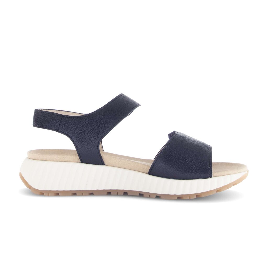 Sandal met riempjes blauw