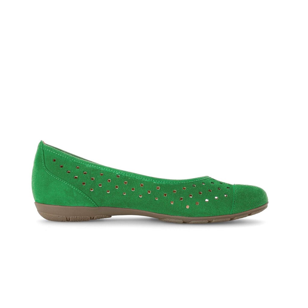 Sportieve ballerina groen