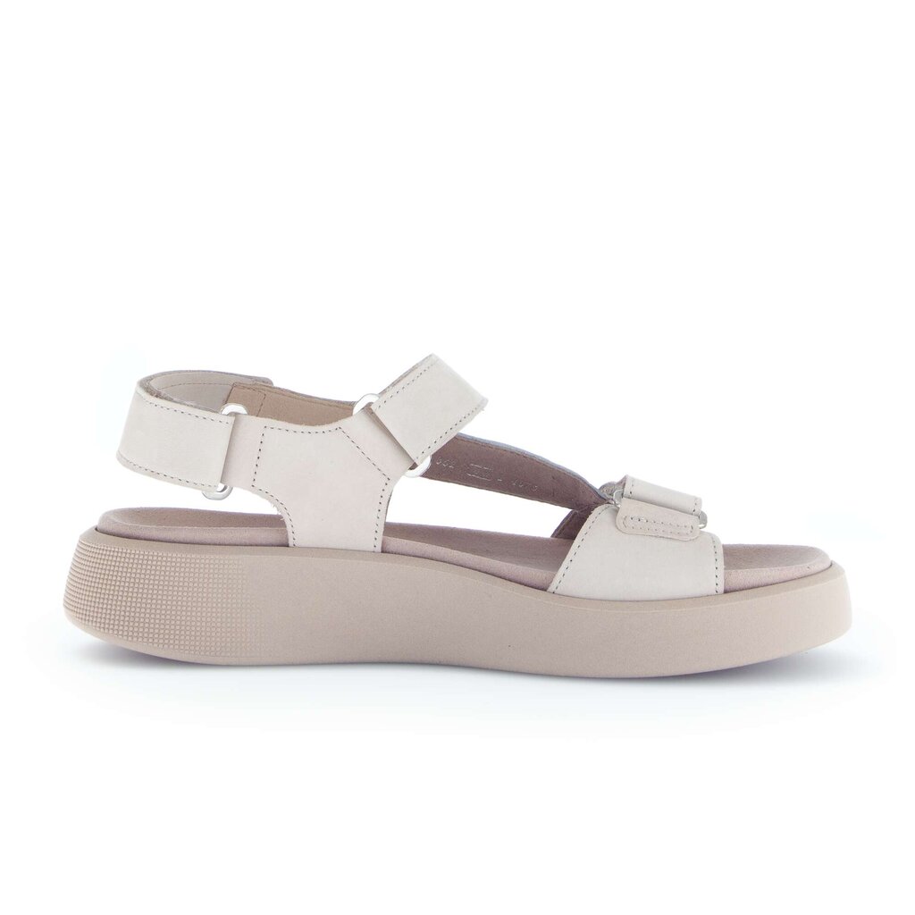 Sandal met riempjes goud