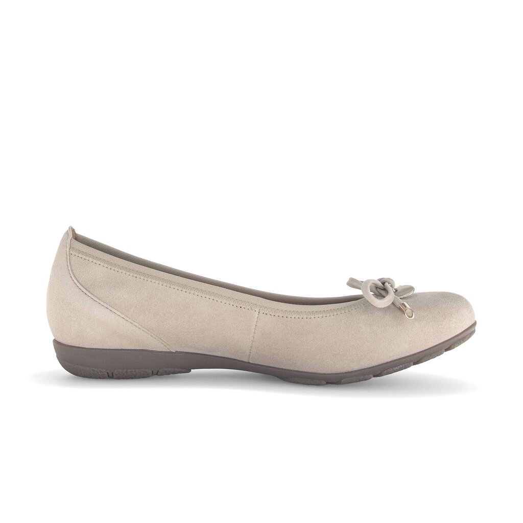 Sportieve ballerina beige