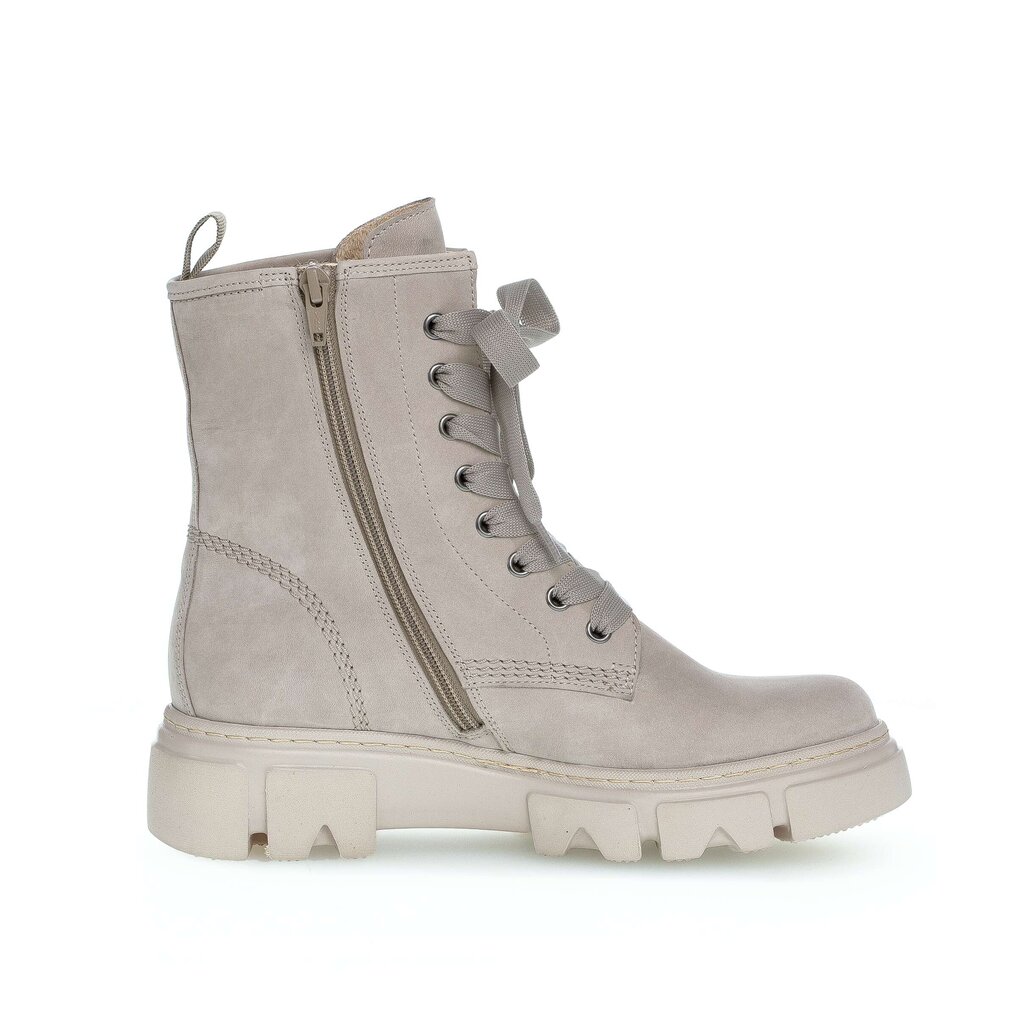 Enkellaarsjes met veter grijs