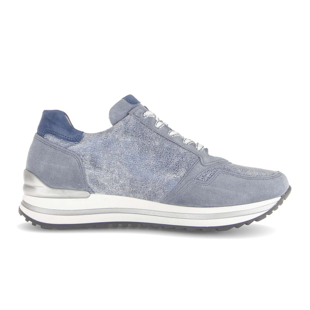 Lage sneaker blauw