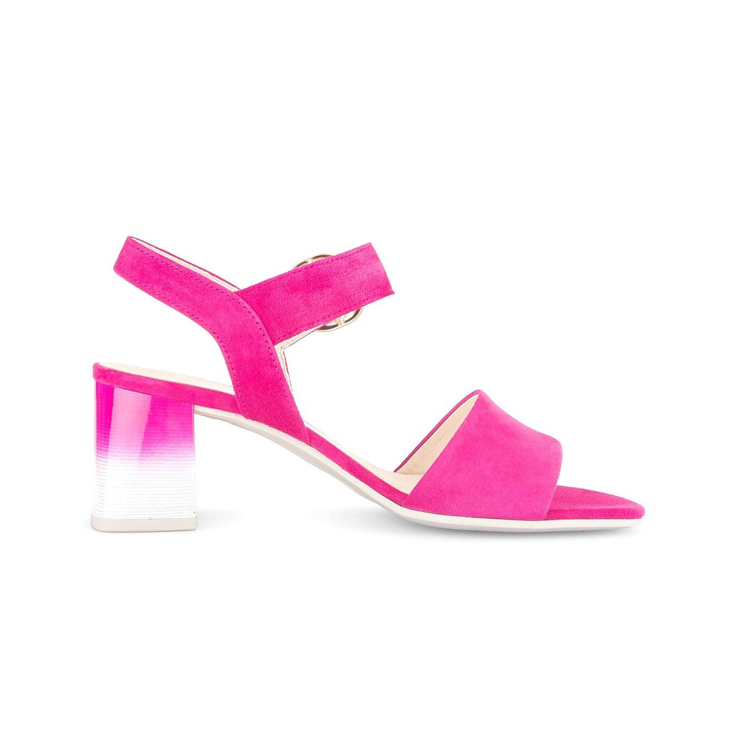 Sandal met riempjes roze