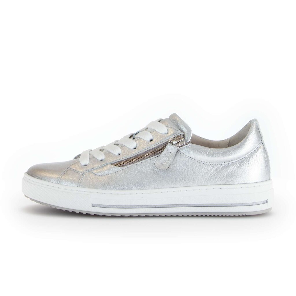 Lage sneaker zilver