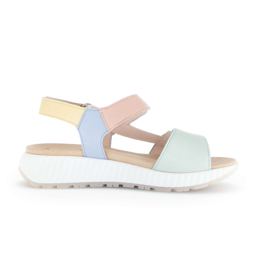 Sandal met riempjes multicolour
