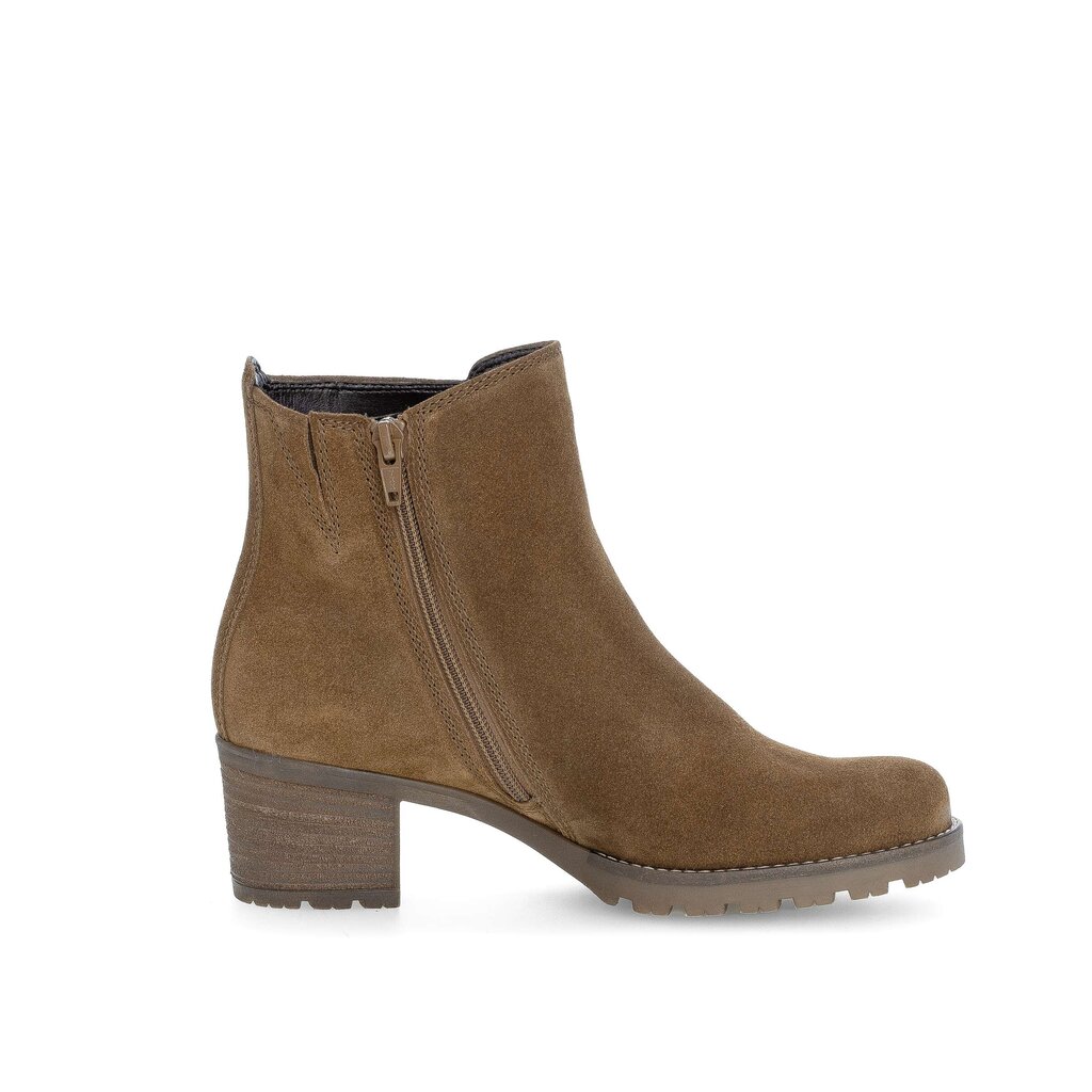 Enkellaarsjes op plateau bruin