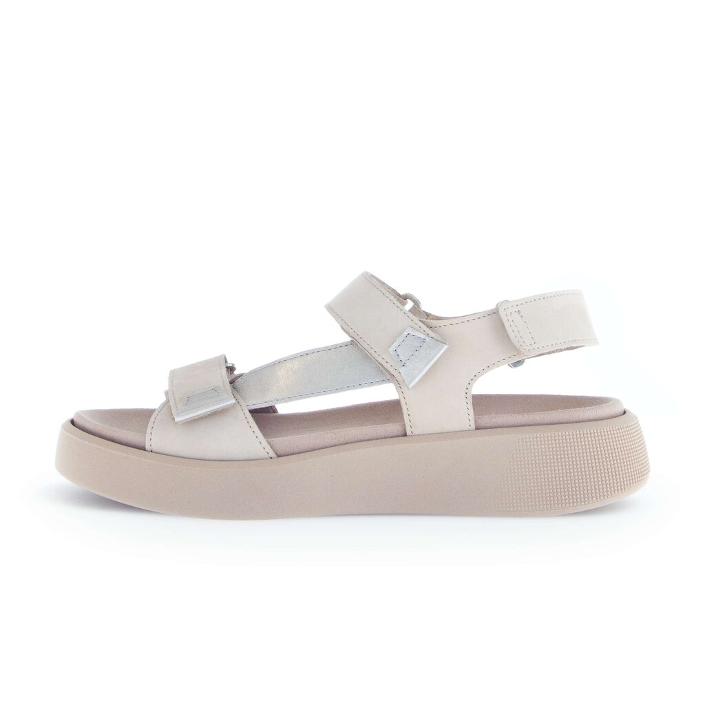 Sandal met riempjes goud