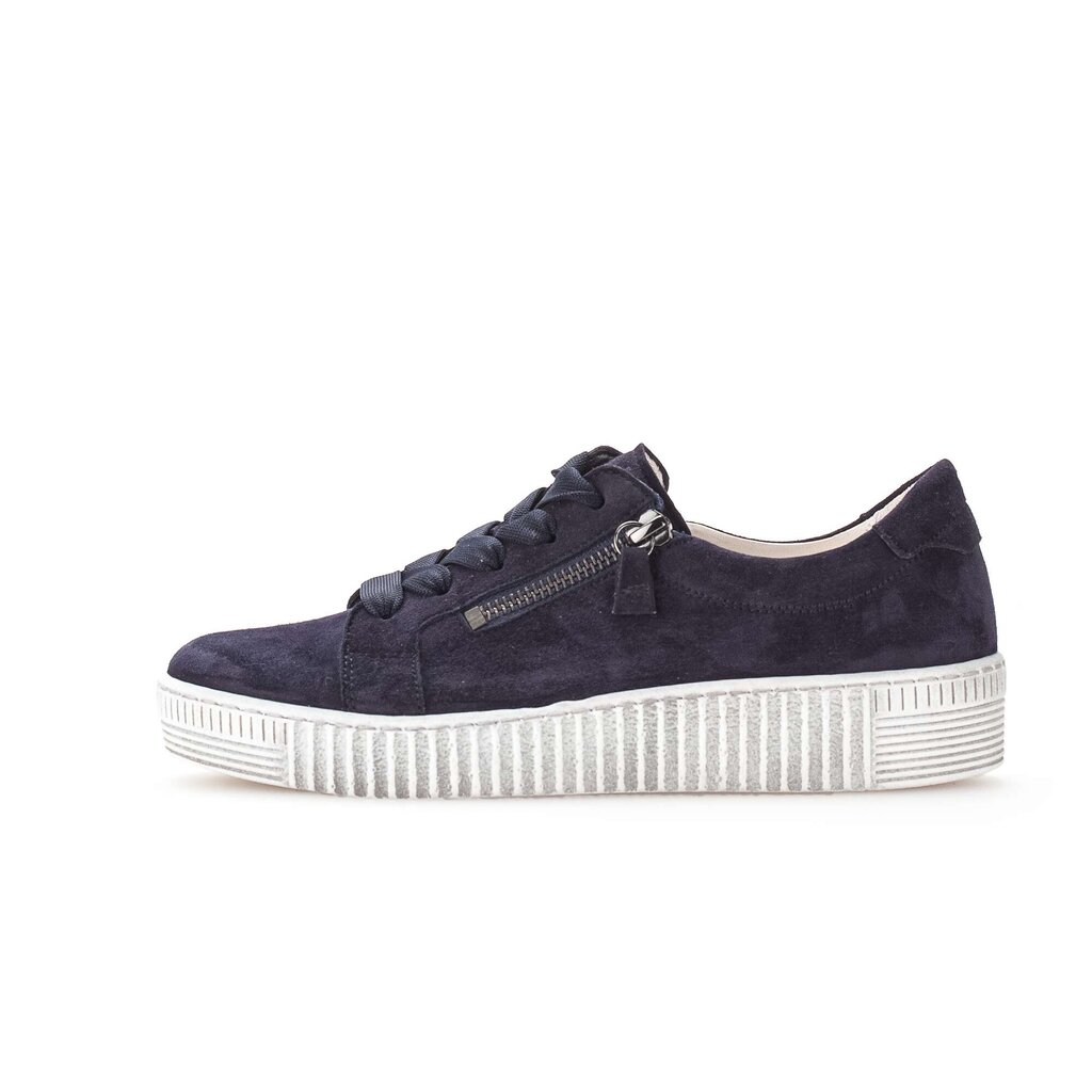 Lage sneaker blauw