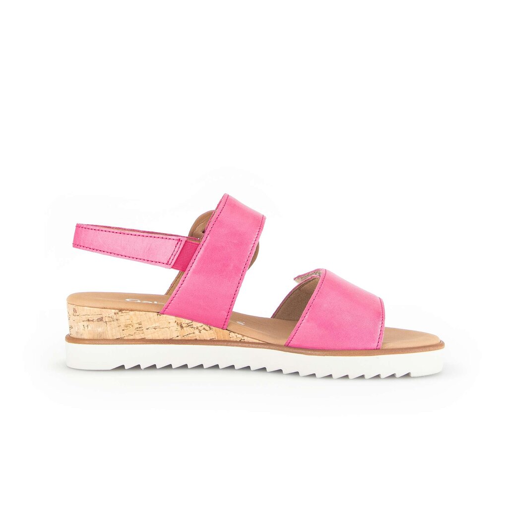 Sandaleno met sleehak roze