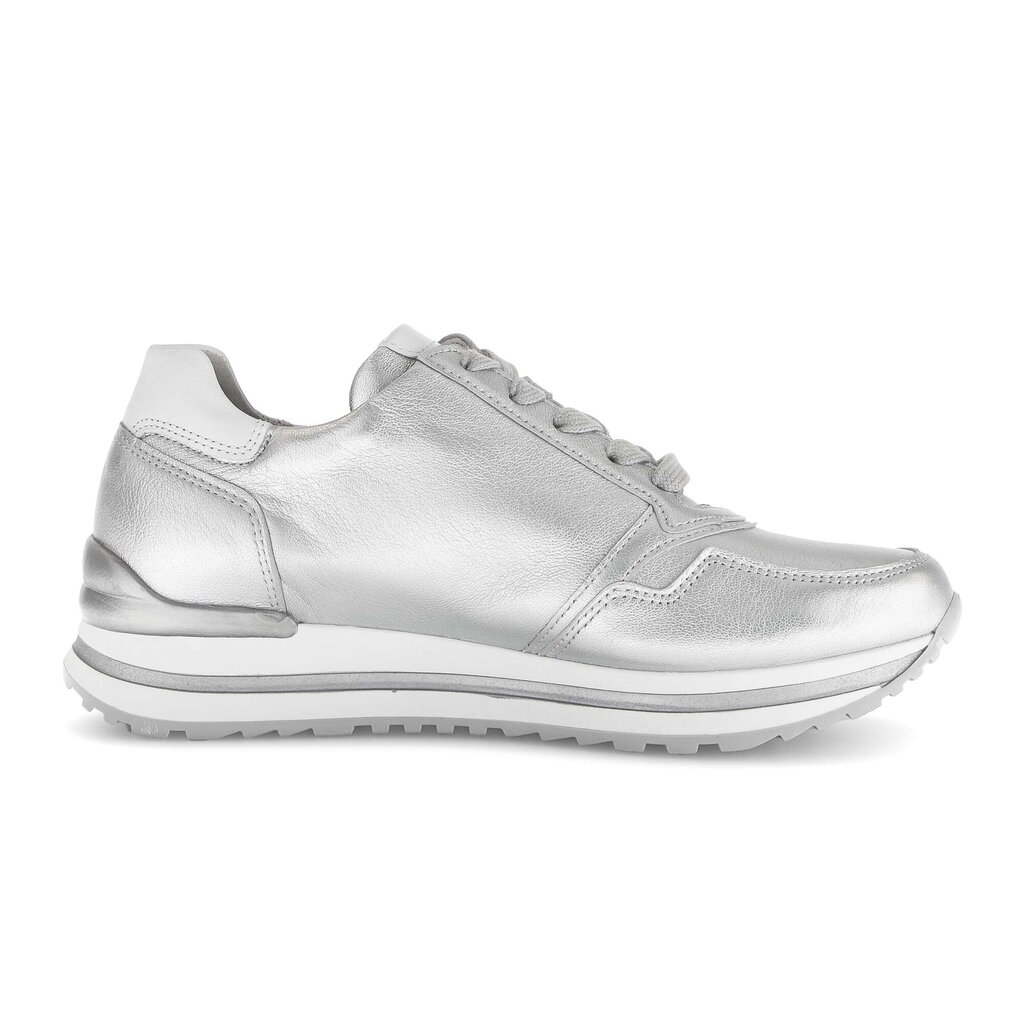 Lage sneaker zilver