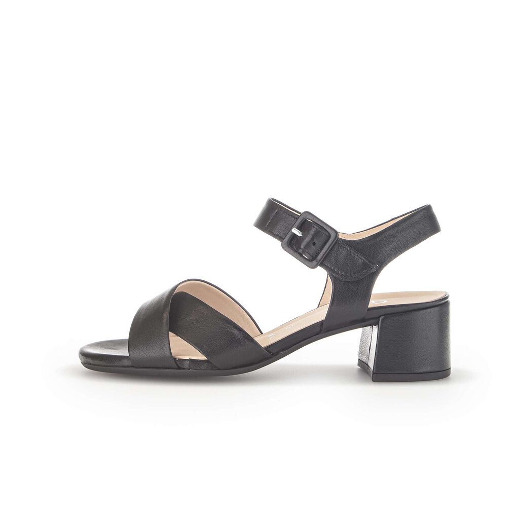 Sandal met riempjes zwart