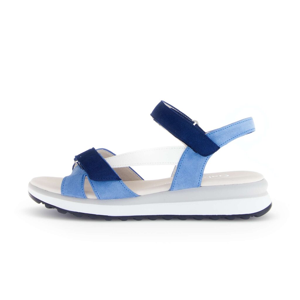 Sandal met riempjes blauw