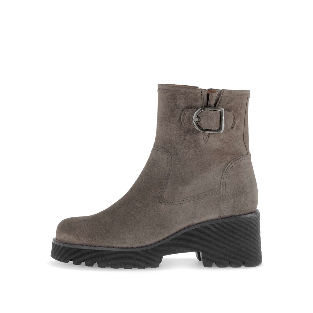 Enkellaarsjes op plateau bruin