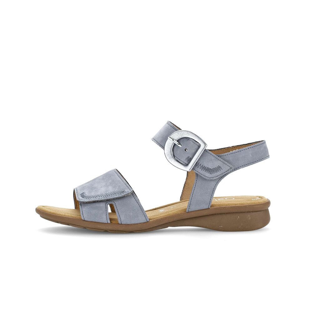 Sandal met riempjes blauw