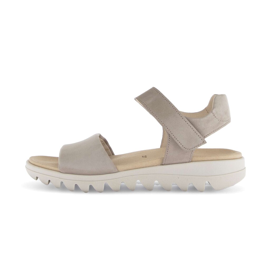 Sandal met riempjes grijs