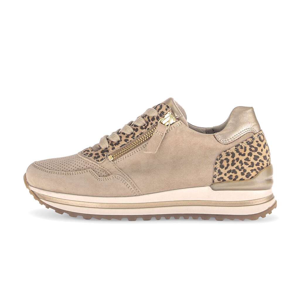 Lage sneaker beige