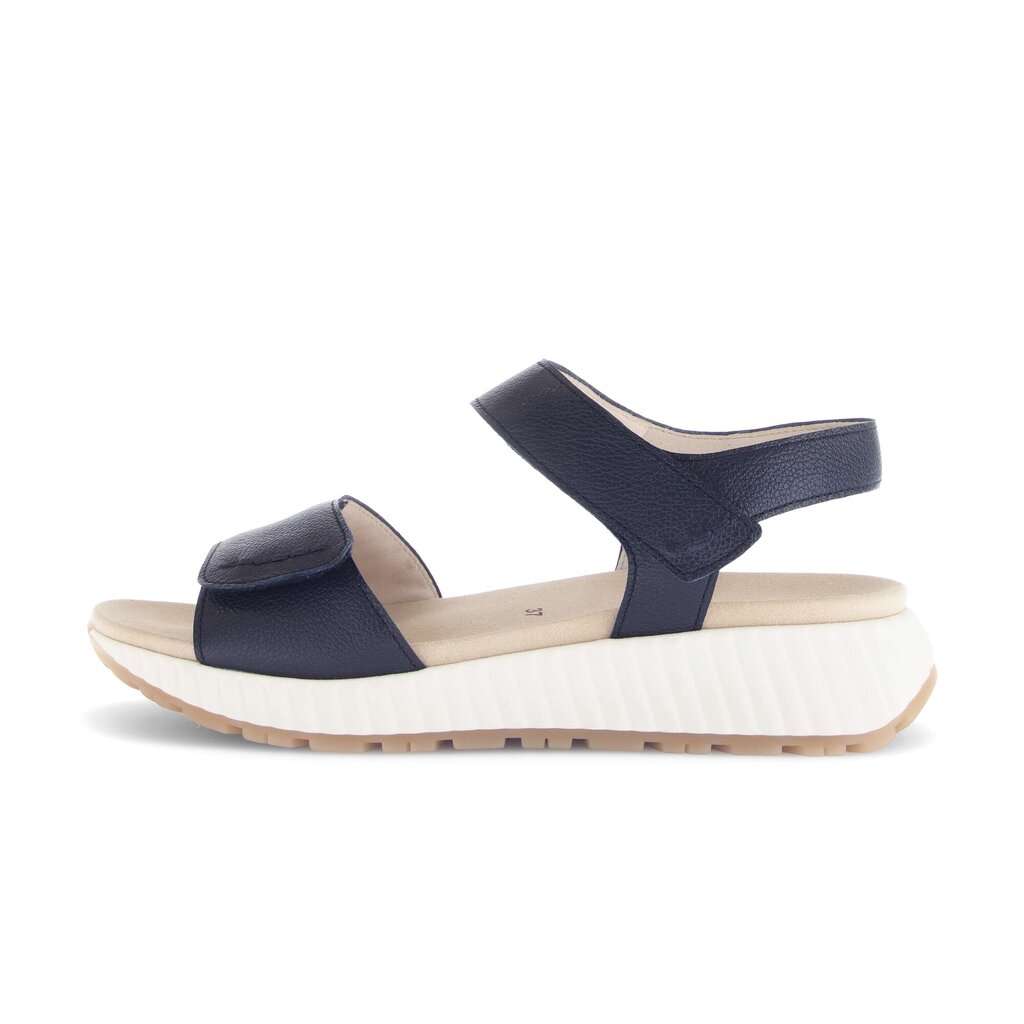Sandal met riempjes blauw