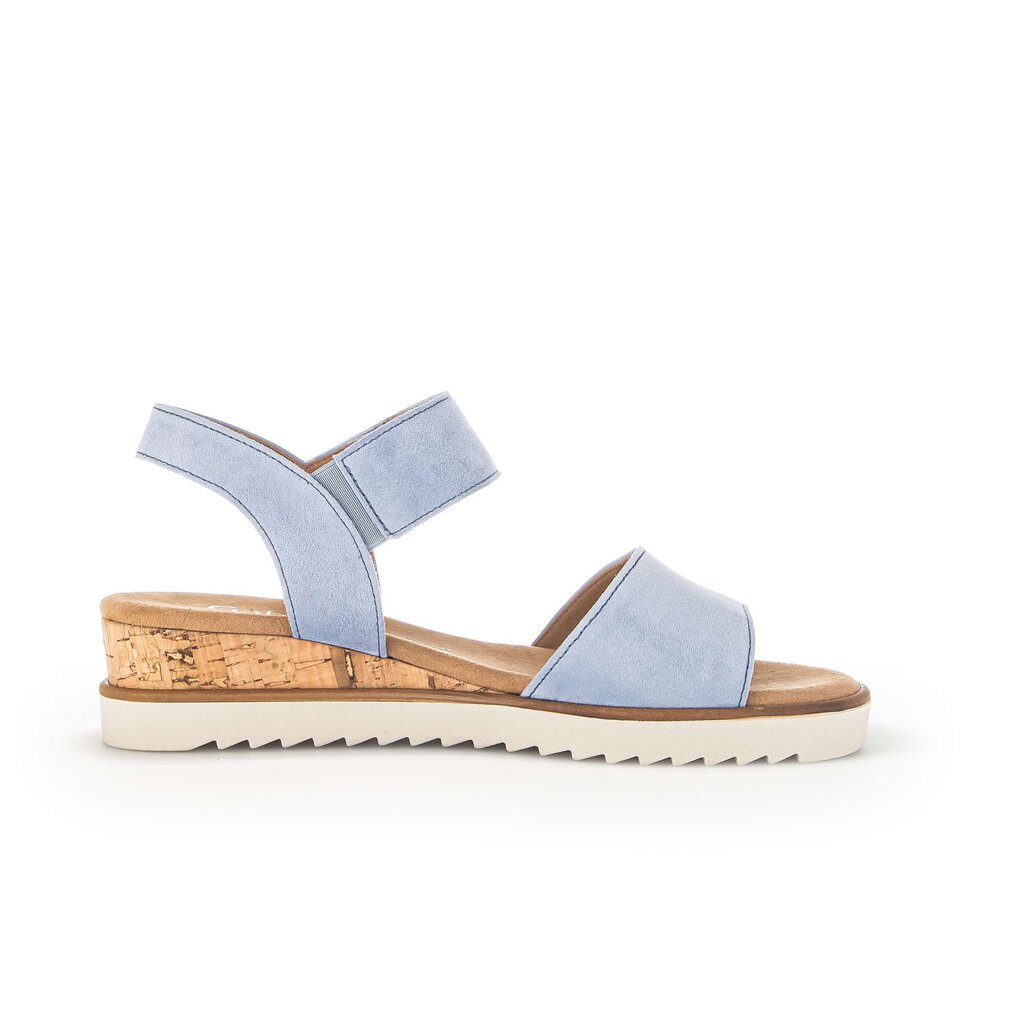 Sandal met riempjes blauw