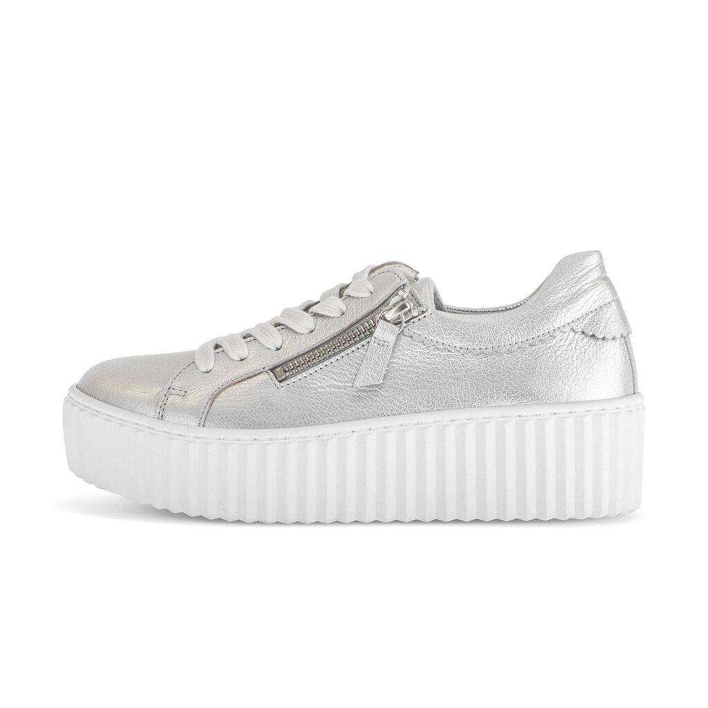 Lage sneaker zilver