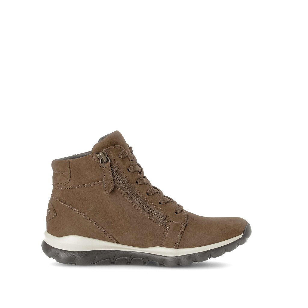 Enkellaarsjes met veter bruin