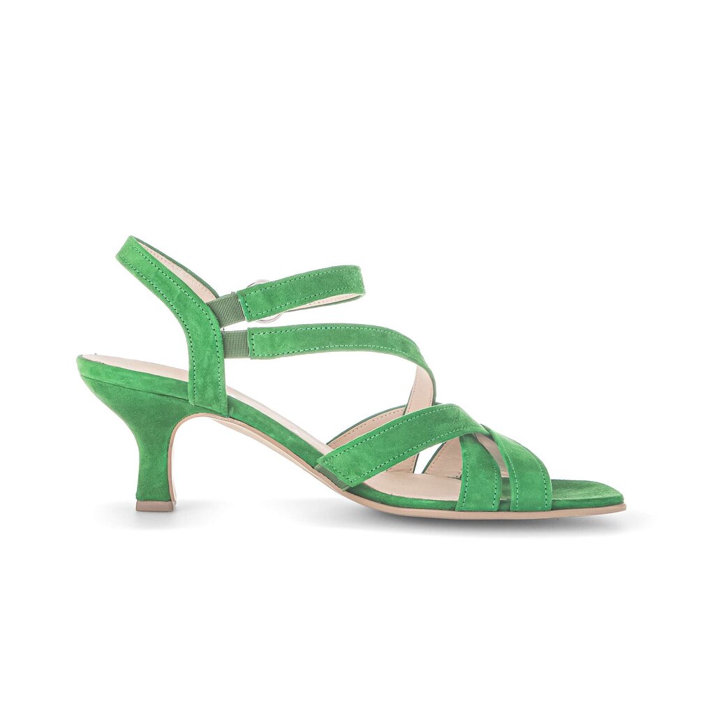 Sandal met riempjes groen