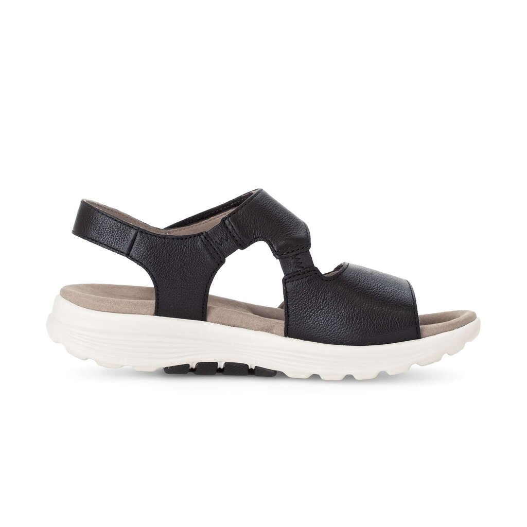 Sandal met riempjes zwart