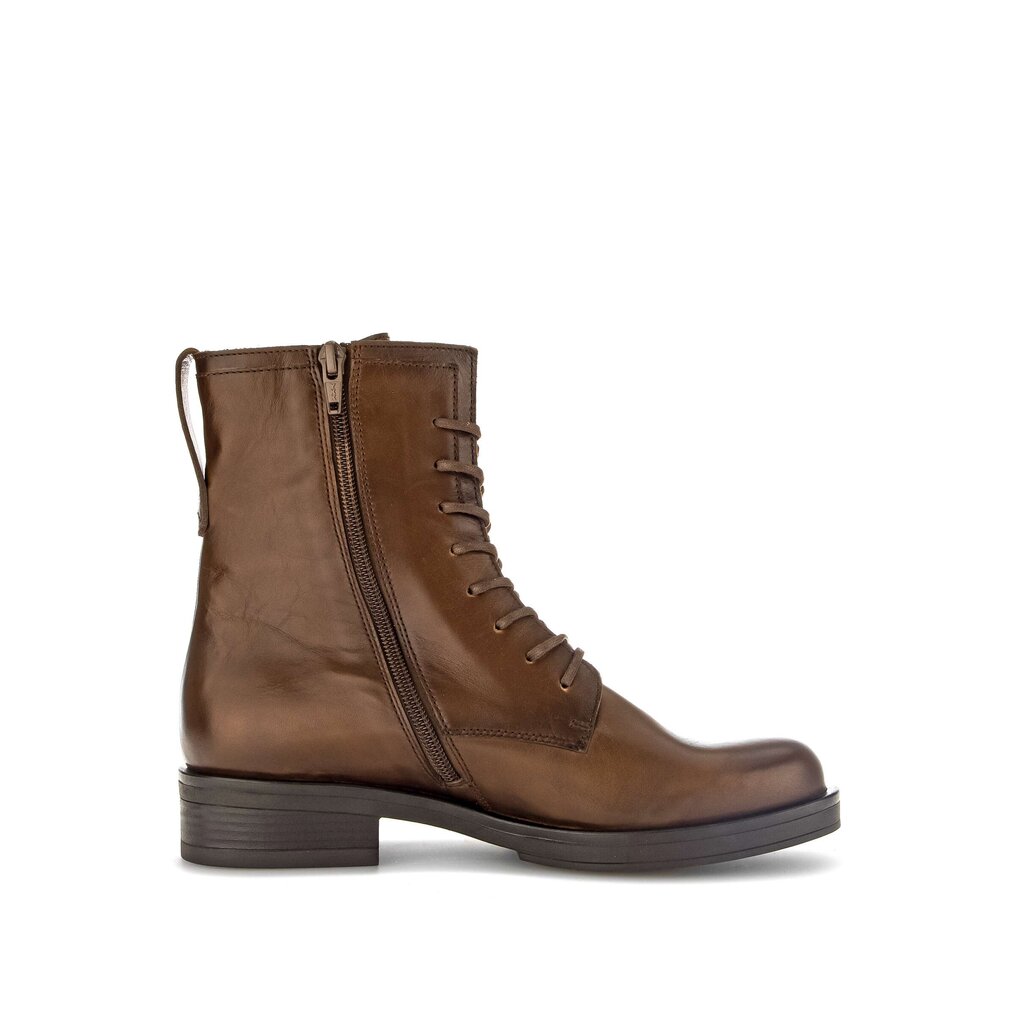 Enkellaarsjes met veter bruin