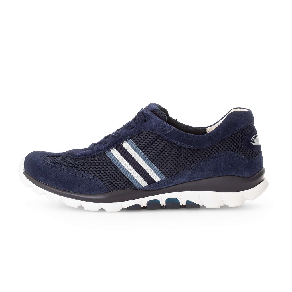 Lage sneaker blauw