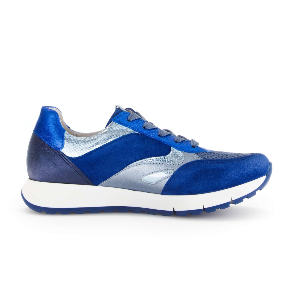 Lage sneaker blauw
