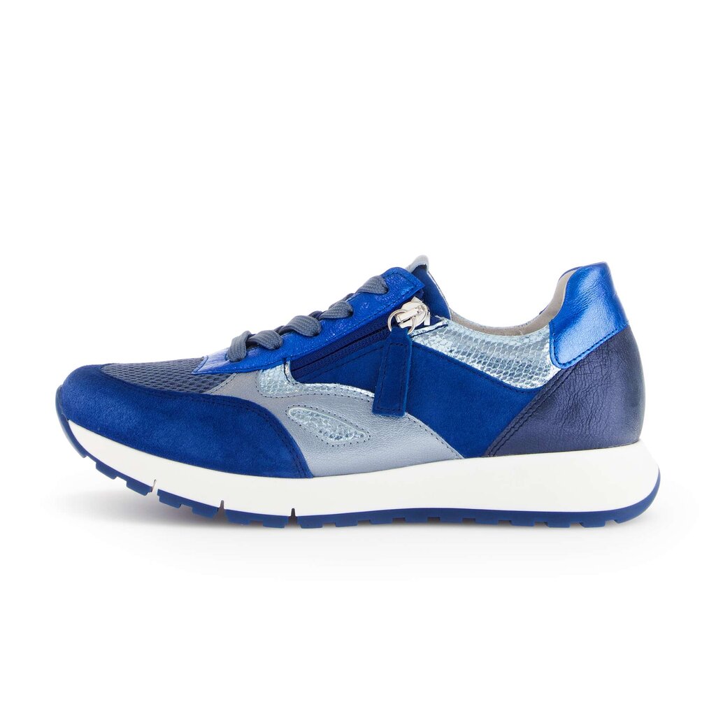 Lage sneaker blauw