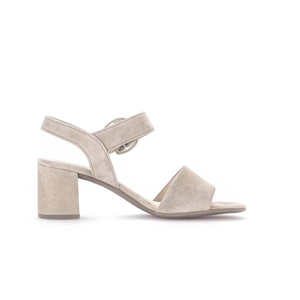 Sandal met riempjes beige