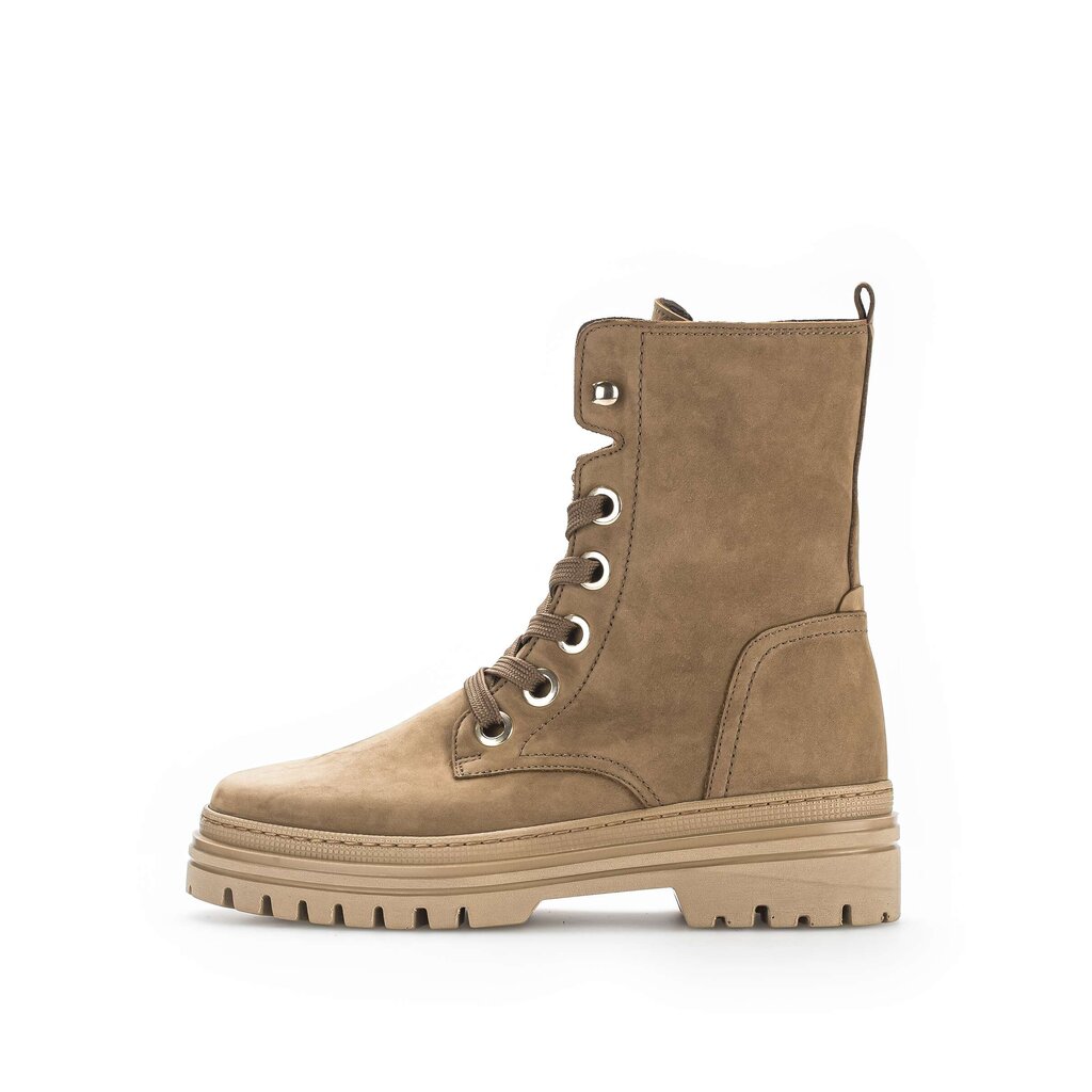 Enkellaarsjes met veter bruin