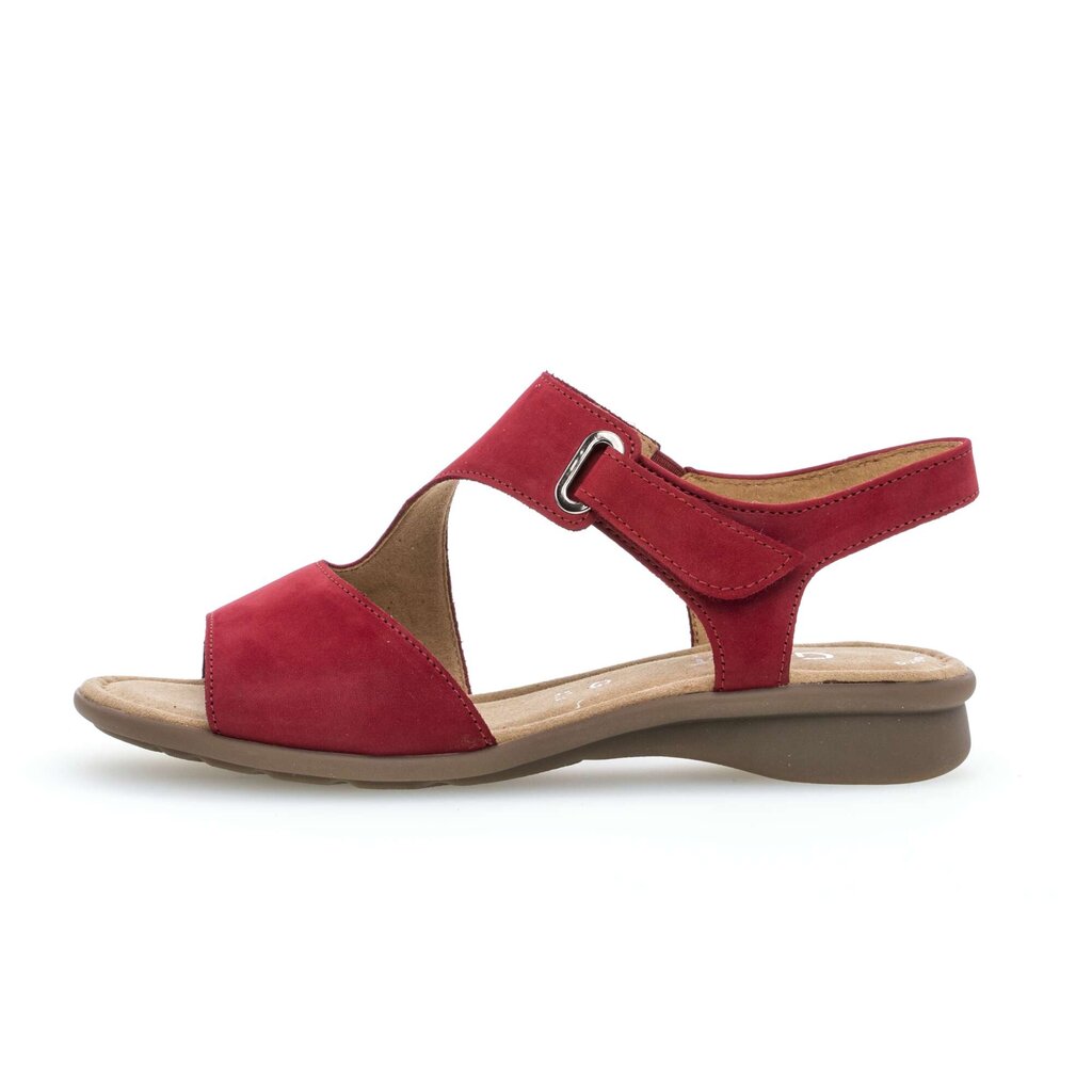 Sandal met riempjes rood